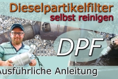 DPF: Dieselpartikelfilter selbst reinigen