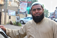 Taxifahrer in Pakistan