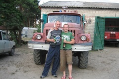 Ukraine 2004: Nikolay und das Feuerwehrauto